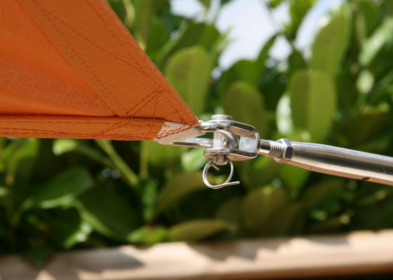 détail voile d'ombrage voile d'ombrage